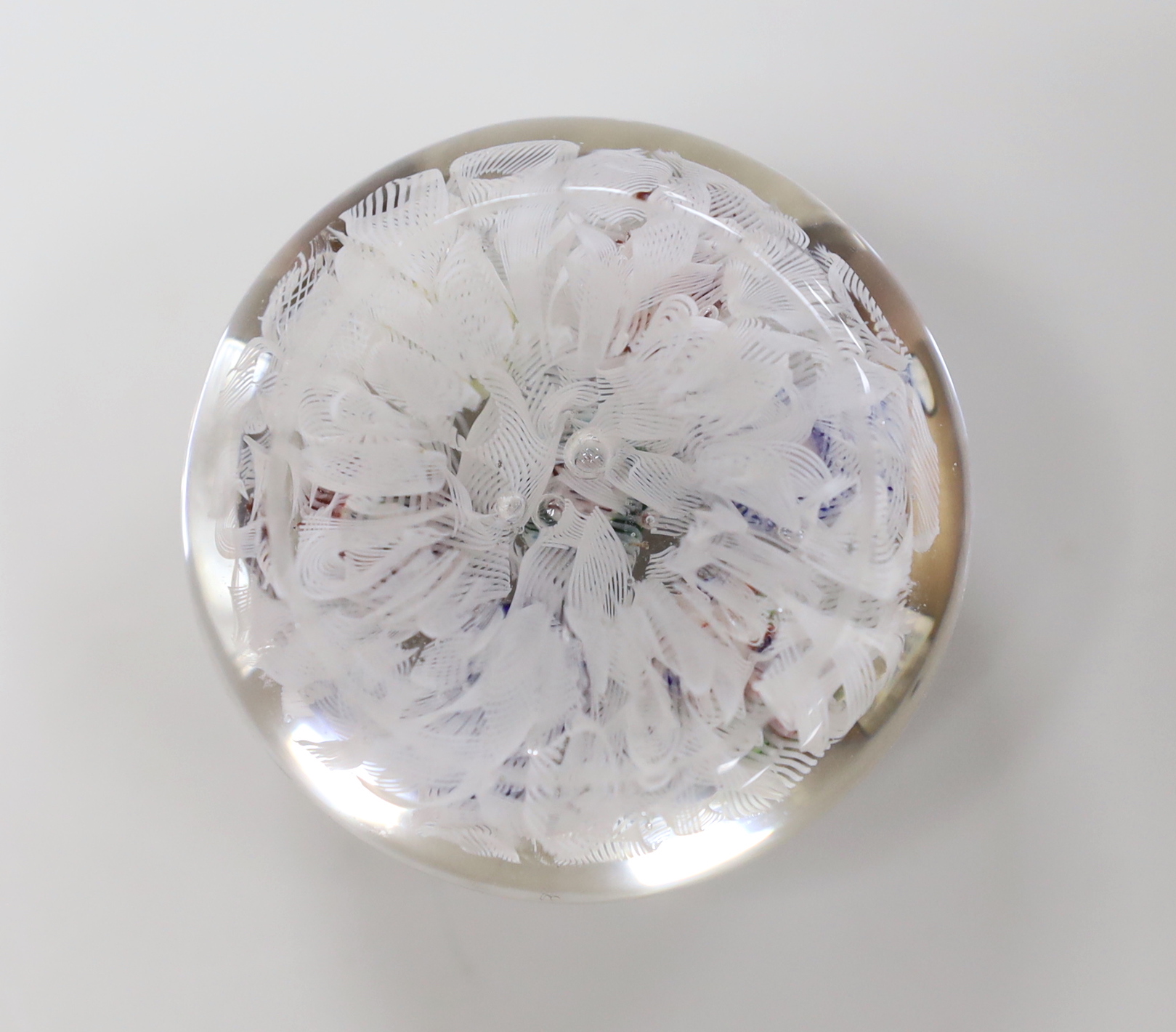 A Baccarat scattered millefiori paperweight, 5cm diameter